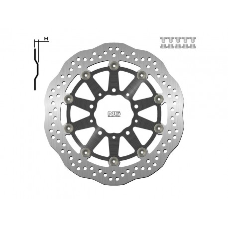 Disque de frein NG BRAKE DISC Pétale Flottant 1701XG KAWASAKI ZX636R