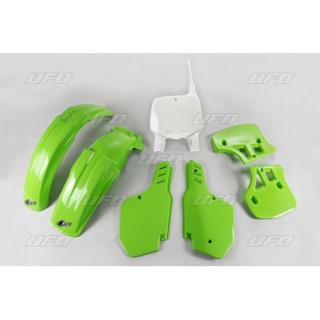 Kit Plastique Complet Ufo Vintage Moto Cross Kawasaki Kx Kits