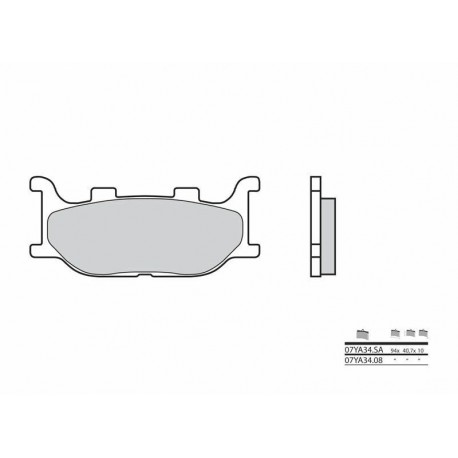 Plaquettes De Frein Brembo Route M Tal Fritt Ya Sa Pour Moto