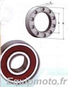 ROULEMENT DE ROUE 60/32-2RS 32X58X13