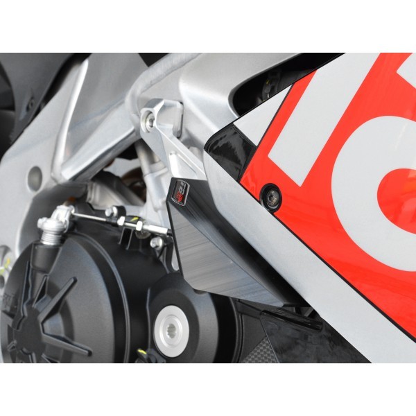 OURVER Curseur De Protection De Moto Moto CNC Protection Contre Les Chutes  Cadre Curseur Carénage Garde Crash Pad Protecteur pour AP-ri-lia RSV4 RR RF  RSV4RR RSV4RF 2009-2017 (Couleur : Titanium) : 