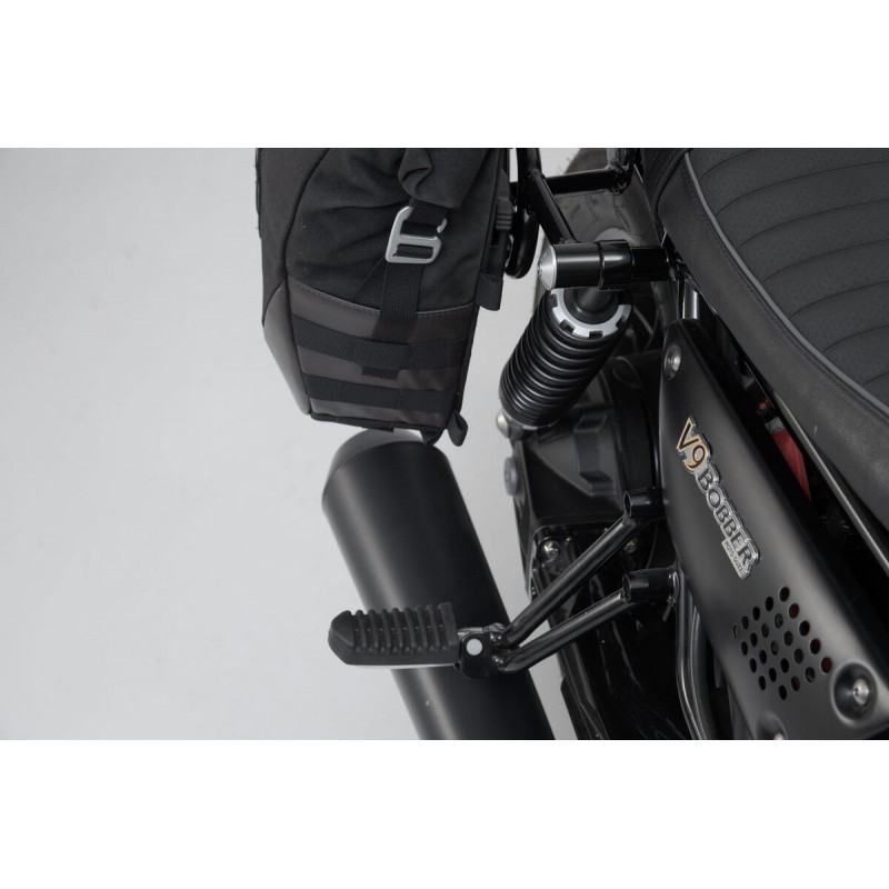 Sacoche latérale d'origine, noire pour Moto Guzzi V7 III / V9 Bobber /  Roamer / Audace