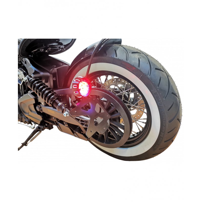 Feu arrière de moto avec support,12V 20LED Moto frein queue