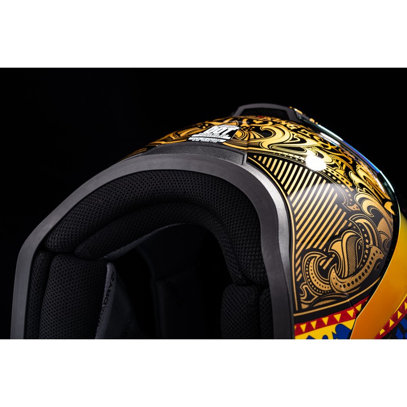 Casque ICON AIRFORM SUICIDE KING casque moto original personalisable ...