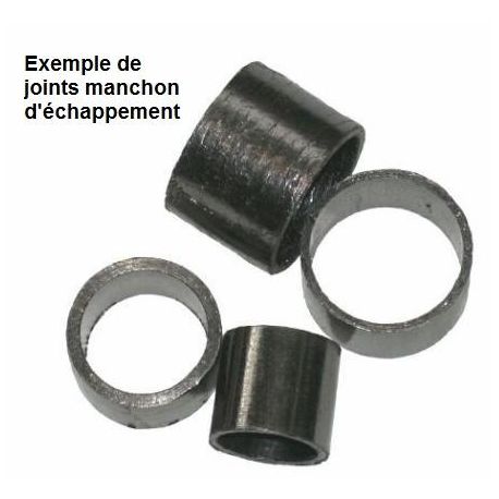 perfk Joint Manchon Raccord de Pot d'Échappement Moto,35/28mm pour 250cc  400cc ch250 cn250 cf250